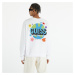 Mikina GUESS Go Earth Day Floral Crewneck Pure White