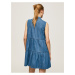 Voľnočasové šaty pre ženy Pepe Jeans - modrá