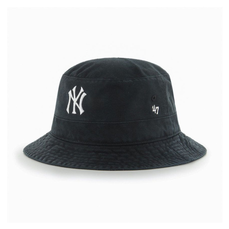 Klobúk 47 brand MLB New York Yankees čierna farba, bavlnený