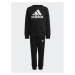 Adidas Tepláková súprava Essentials Logo French Terry Jogger Set HG4464 Čierna Regular Fit