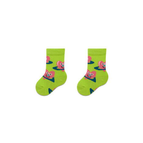 Happy Socks Súprava 3 párov vysokých detských ponožiek XKHNS08-3303 Farebná