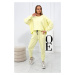 Set 2-piece sweatshirt + trousers yellow