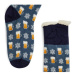 Cabaïa Vysoké pánske ponožky Biere Noel SOKFW2122 Modrá