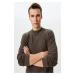 Koton Men's Brown Sweater