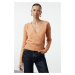 Trendyol Salmon Soft Textured Basic Knitwear Cardigan