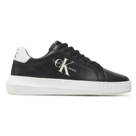 Calvin Klein Jeans Sneakersy Chunky Cupsole Monologo YM0YM00681 Čierna