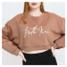 Mikina Sixth June W Basic Signature Sweatshirt Light Brown