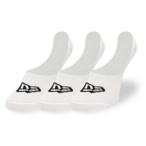 Ponožky New Era Flag Invisible 3pack socks White Unisex