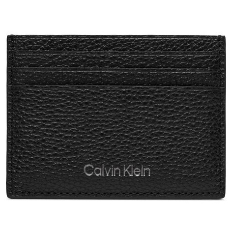 Calvin Klein Puzdro na kreditné karty Warmth Cardholder 6Cc K50K507389 Čierna