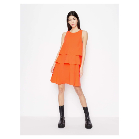 Orange dress Armani Exchange - Women