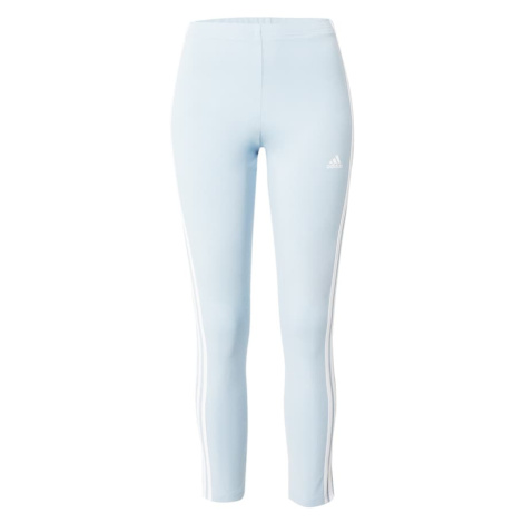 ADIDAS SPORTSWEAR Športové nohavice 'Essentials'  pastelovo modrá / biela