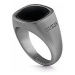 Guess Pánsky prsteň s čiernym kameňom UMR29008 mm