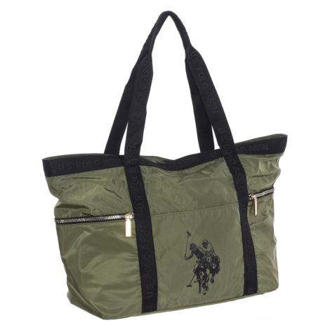 U.S Polo Assn.  BEUN55842WN1-GREEN  Veľká nákupná taška/Nákupná taška Zelená U.S. Polo Assn