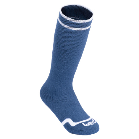 WEDZE Detské lyžiarske ponožky 50 modré MODRÁ