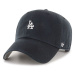 Čiapka 47brand MLB Los Angeles Dodgers čierna farba, s nášivkou, B-BSRNR12GWS-BKA