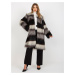 Women's Elegant One Size Fur Coat - Black