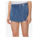 Calvin Klein Jeans Džínsové šortky Wrap Skort J20J223300 Modrá Regular Fit