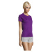 SOĽS Sporty Women Dámske funkčné triko SL01159 Dark purple