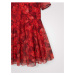 Červené dievčenské kvetované šaty Desigual Aina