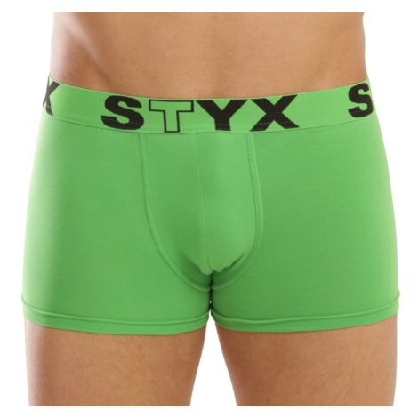 Men's boxers Styx sports rubber green