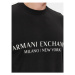 Armani Exchange Mikina 8NZM88 ZJKRZ 1200 Čierna Regular Fit