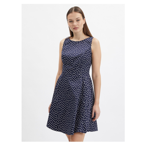 Orsay Dark blue polka dot dress - Ladies