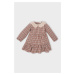 DEFACTO Baby Girl Plaid Long Sleeve Flannel Dress