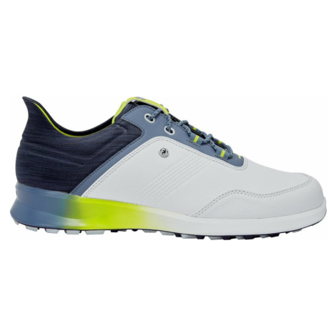 Footjoy Stratos White/Navy/Green Pánske golfové topánky