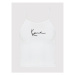 Karl Kani Top Small Signature Tape 6137010 Biela Cropped Fit