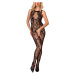 Bodystocking Hot in Here Bouquet Farba: Čierna