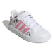 Dievčenská rekreačná obuv ADIDAS Grand Court Minnie Mouse EL K cloud white bliss pink grey