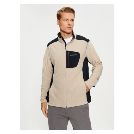 Columbia Fleecová mikina Klamath Range™ Full Zip Hnedá Regular Fit