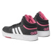 Dámska rekreačná obuv ADIDAS Hoops 3.0 Mid core black cloud white pink fusion