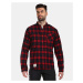 Men's sports flannel shirt Kilpi FLANNY-M Red