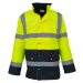 Yoko Hi-Vis dvojfarebná diaľničná bunda HVP302 Hi-Vis Yellow