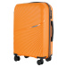 ORANŽOVÁ 3DIELNA SADA KUFROV WINGS HPE01 3, SET OF 3 WINGS POLIPROPYLÉN SUITCASES L,M,S ORANGE