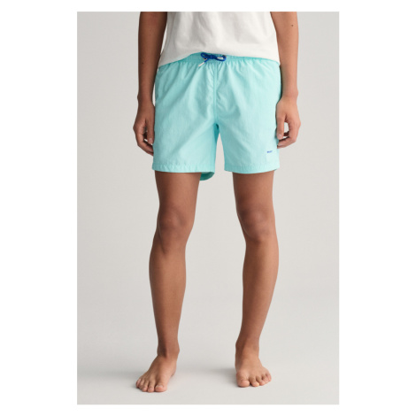 PLAVKY GANT SWIM SHORTS TURQUOISE MIST