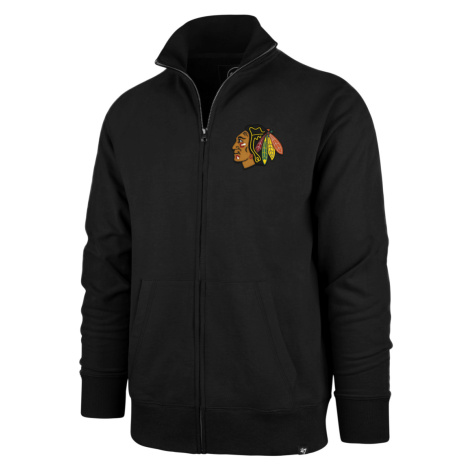 Chicago Blackhawks pánska mikina Core Islington Track Jacket Jet Black 47 Brand