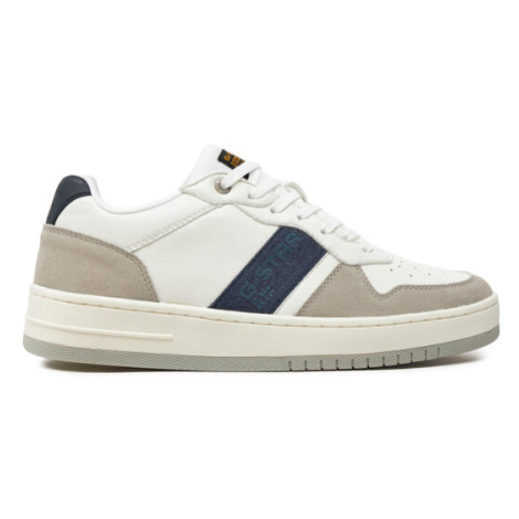 G-Star Raw Sneakersy Brend Lea Dnm M 2412 070501 Biela