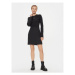 Calvin Klein Jeans Každodenné šaty Milano Spacer Mix Outfit Dress J20J222528 Čierna Regular Fit