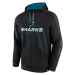 San Jose Sharks pánska mikina s kapucňou Poly Fleece POH black