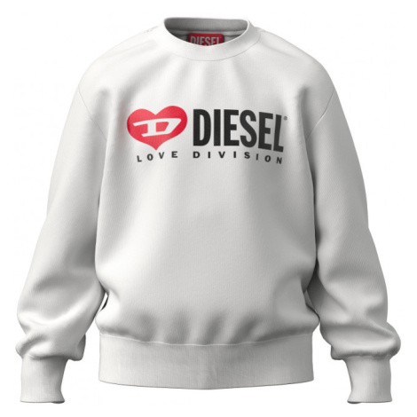 Mikina Diesel Samor Over Sweat-Shirt Biela