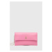Kožená listová kabelka Patrizia Pepe ružová farba, 2B0050 L011