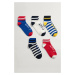 PONOŽKY GANT D1. GANT VARSITY SOCKS 5-PACK modrá