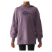 Dievčenská mikina s kapucňou 4F JUNIOR SWEATSHIRT-JWAW24TSWSF1218-51S-VIOLET