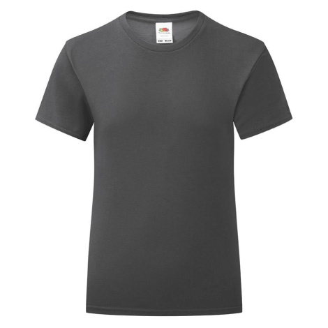 Iconic Fruit of the Loom Graphite T-shirt