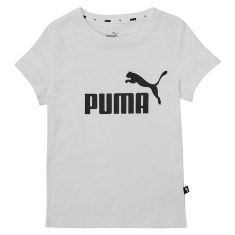 Puma  ESS TEE  Tričká s krátkym rukávom Biela