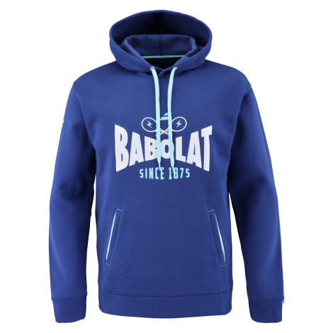 Pánská mikina Babolat Exercise Hood Sweat Men Estate Blue L