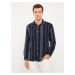 LC Waikiki Regular Fit Long Sleeve Striped Men's Shirt