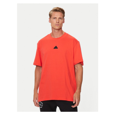 Adidas Tričko Brand Love IW3540 Oranžová Loose Fit